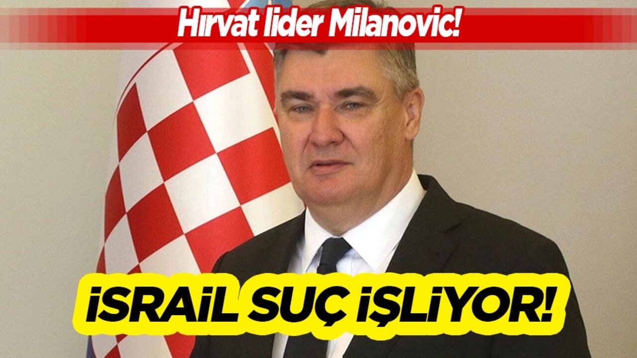 Hırvatistan Cumhurbaşkanı, Washington İsrail'e destek veriyor çağrısı yaptı! Ülkeyi çete yönetiyor!