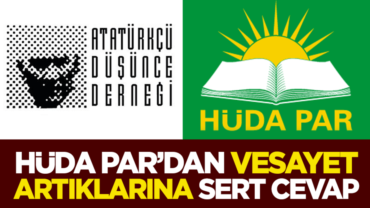HÜDA PAR’dan vesayet artıklarına sert cevap: Gerçeklerden korkanlar iftiraya sarılıyor!