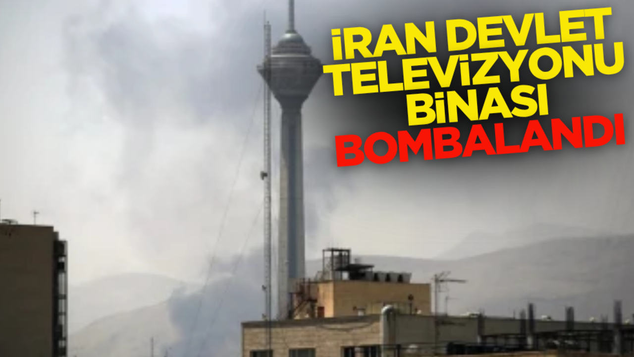 Hukuk tanımaz İsrail bunu da yaptı! İran’da devlet televizyonunu bombalandı