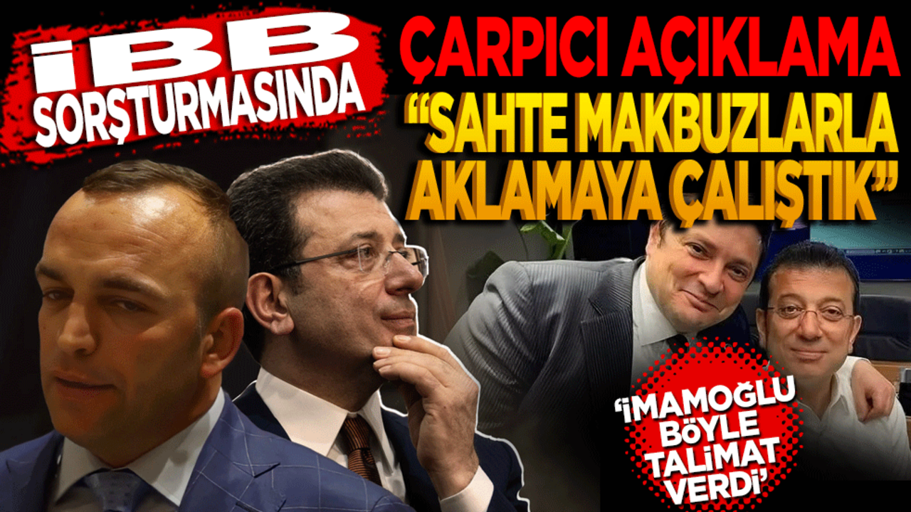 İBB Soruşturmasında Çarpıcı İddia: "Sahte makbuzlarla aklamaya çalıştık"