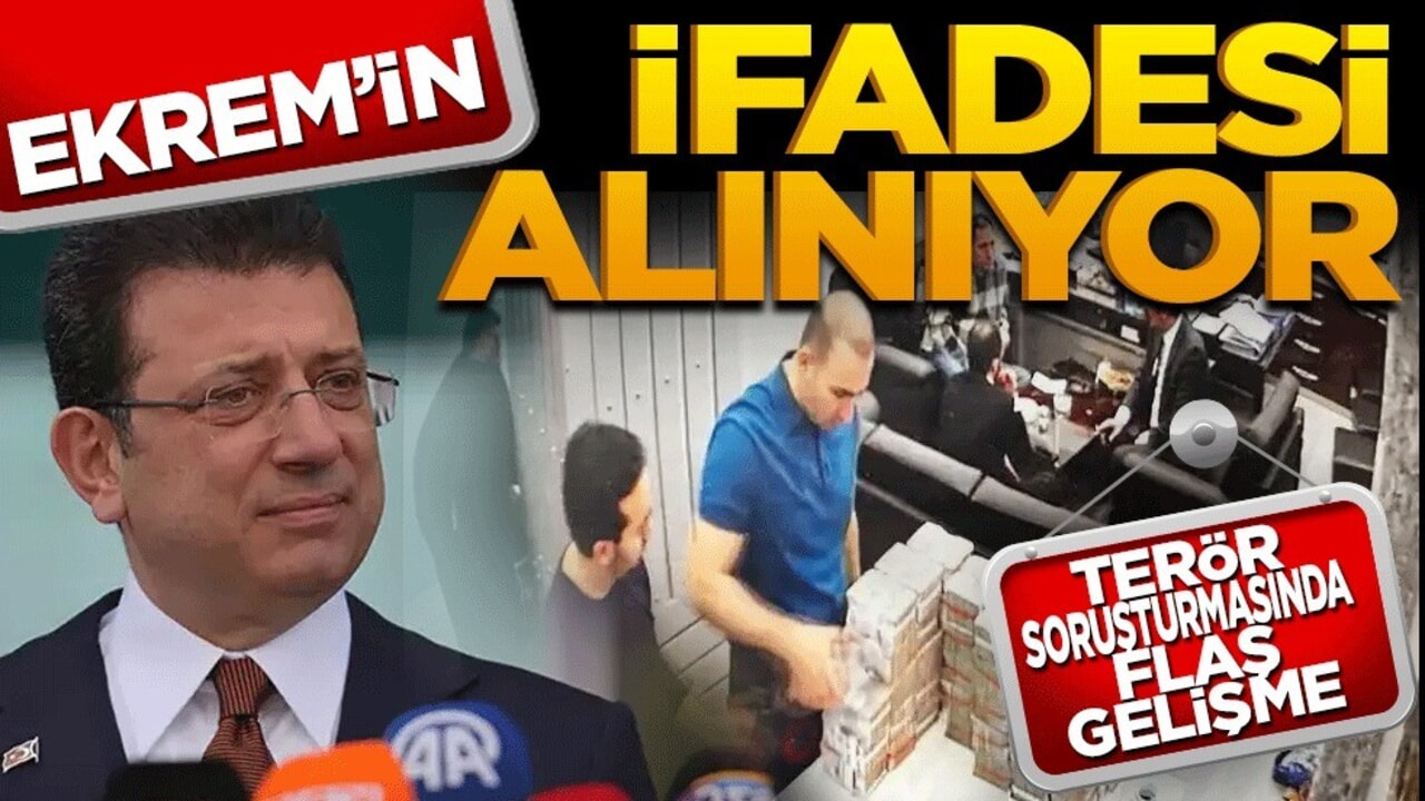 İBB'deki terör soruşturmasında flaş gelişme! İmamoğlu'nun ifadesi alınıyor!