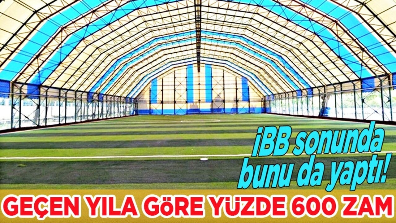 İBB'den halı saha saatlik fiyatlarına büyük zam! Haber geldi: Geçen yıl 400 liraydı