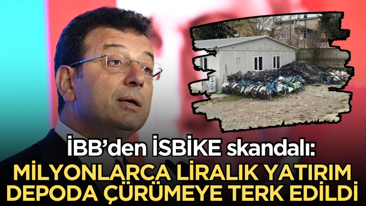 İBB’den İSBİKE skandalı: Milyonlarca liralık yatırım depoda çürümeye terk edildi!