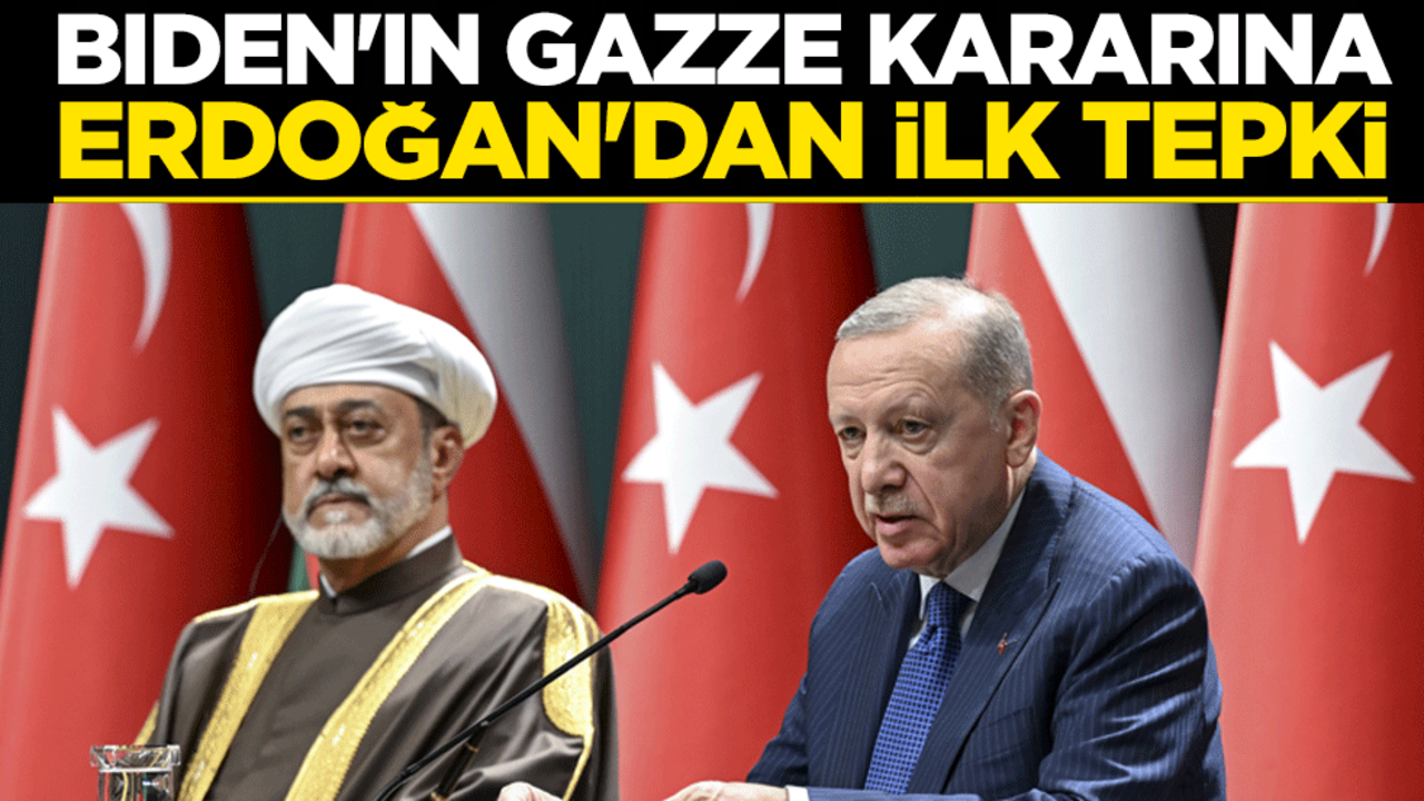İçine Türkiye'yi de dahil etmişti! Biden'ın Gazze kararına Erdoğan'dan ilk tepki