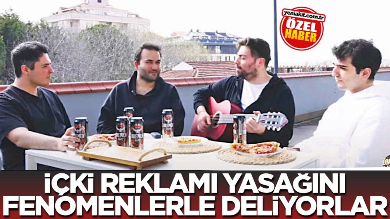 İçki reklamı yasağını fenomenlerle deliyorlar