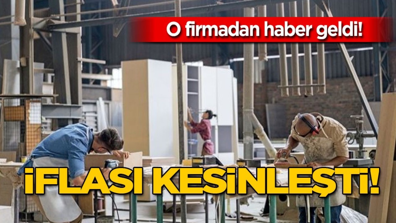 İflas eden firma alacaklıları için şimdi de önemli bir duyuru paylaştı: Hayali suya düştü