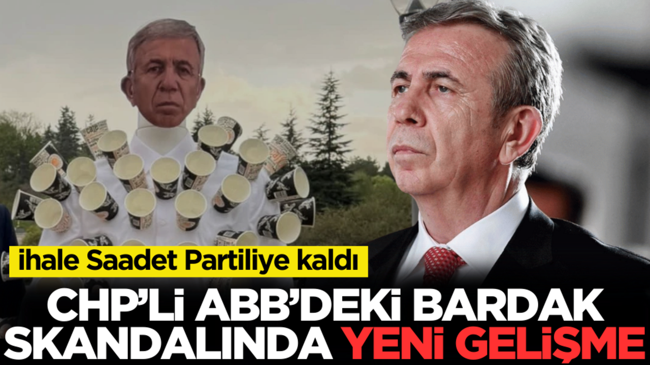 İhale Saadet Partiliye kaldı! CHP’li ABB’deki bardak skandalında yeni gelişme