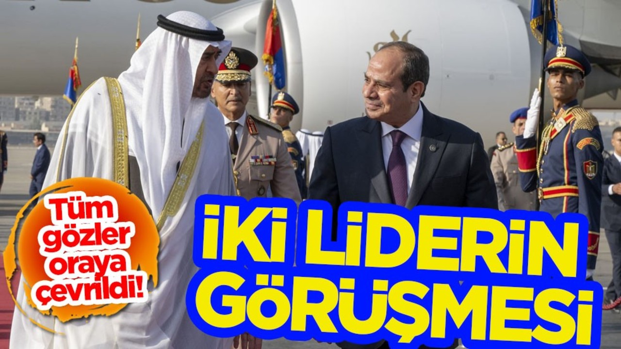 İki lider harekete geçti: Şeyh Mohammed Bin Zayed’in Mısır ziyareti özel önem taşıyor! Sürpriz görüşme