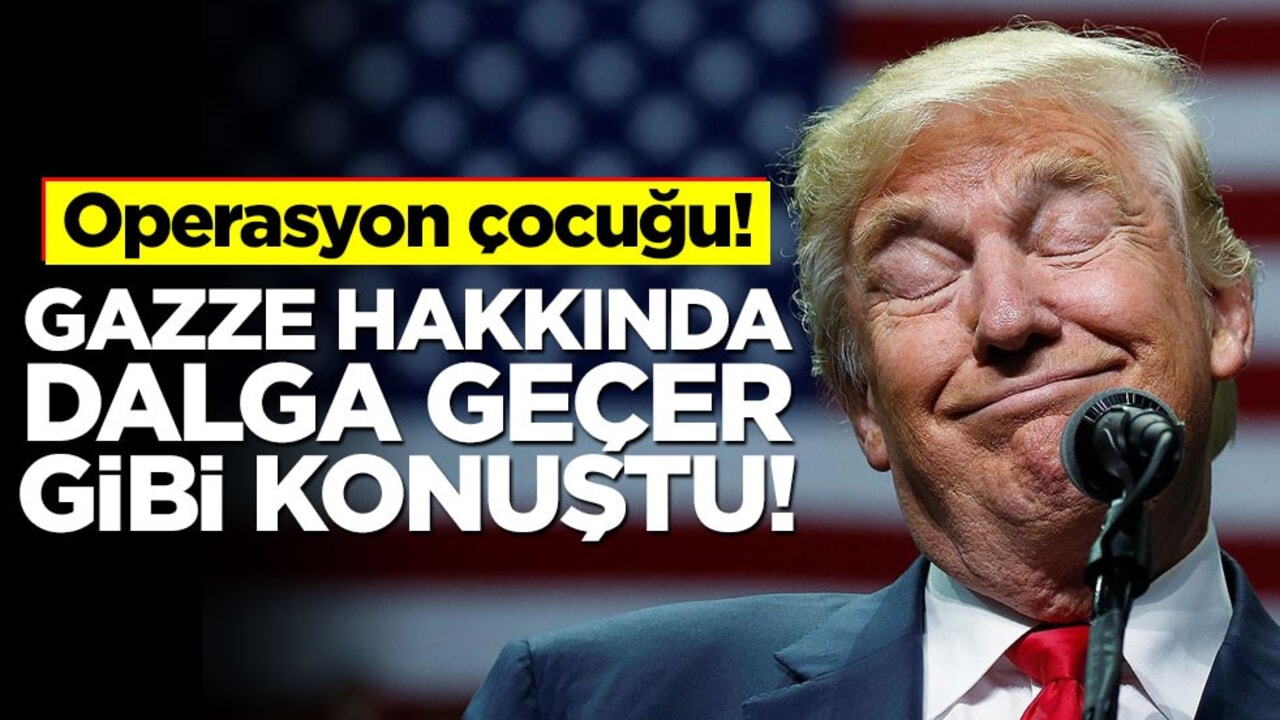 İkiyüzlü şeref yoksunu! Trump, Gazze hakkında dalga geçer gibi konuştu