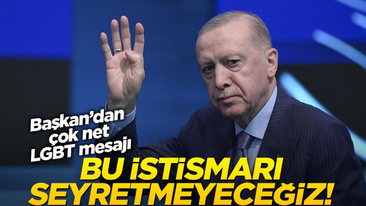İkiyüzlülüğü eleştiren Erdoğan’dan çok net LGBT mesajı: Bu istismarı seyretmeyeceğiz!