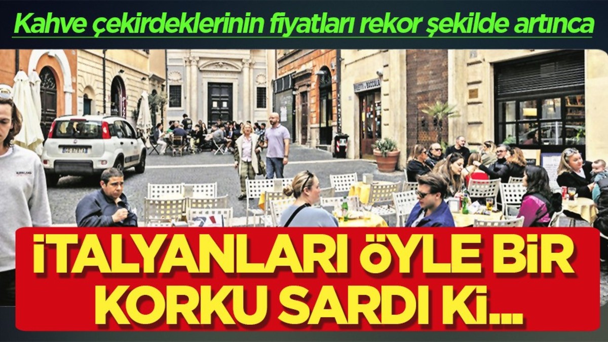 İklim değişikliği nedeniyle İtalyanları kahve korkusu sardı! İşte yeni planının detayları ortaya çıktı!