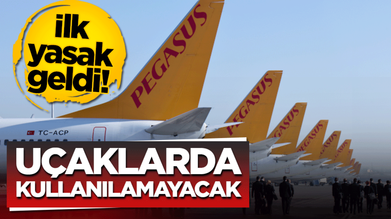 İlk yasak geldi! Uçaklarda artık powerbank kullanılamayacak!