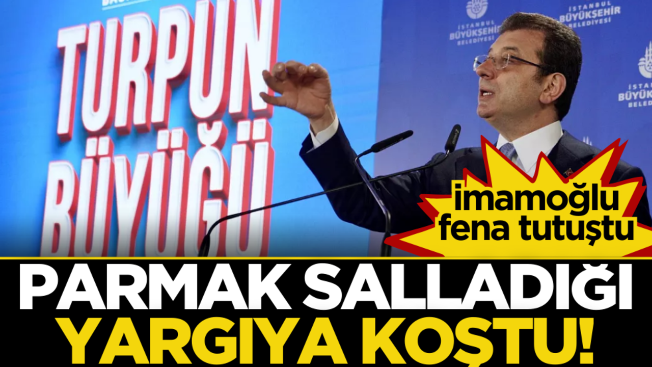 İmamoğlu tutuştu! Parmak salladığı yargıya koştu…