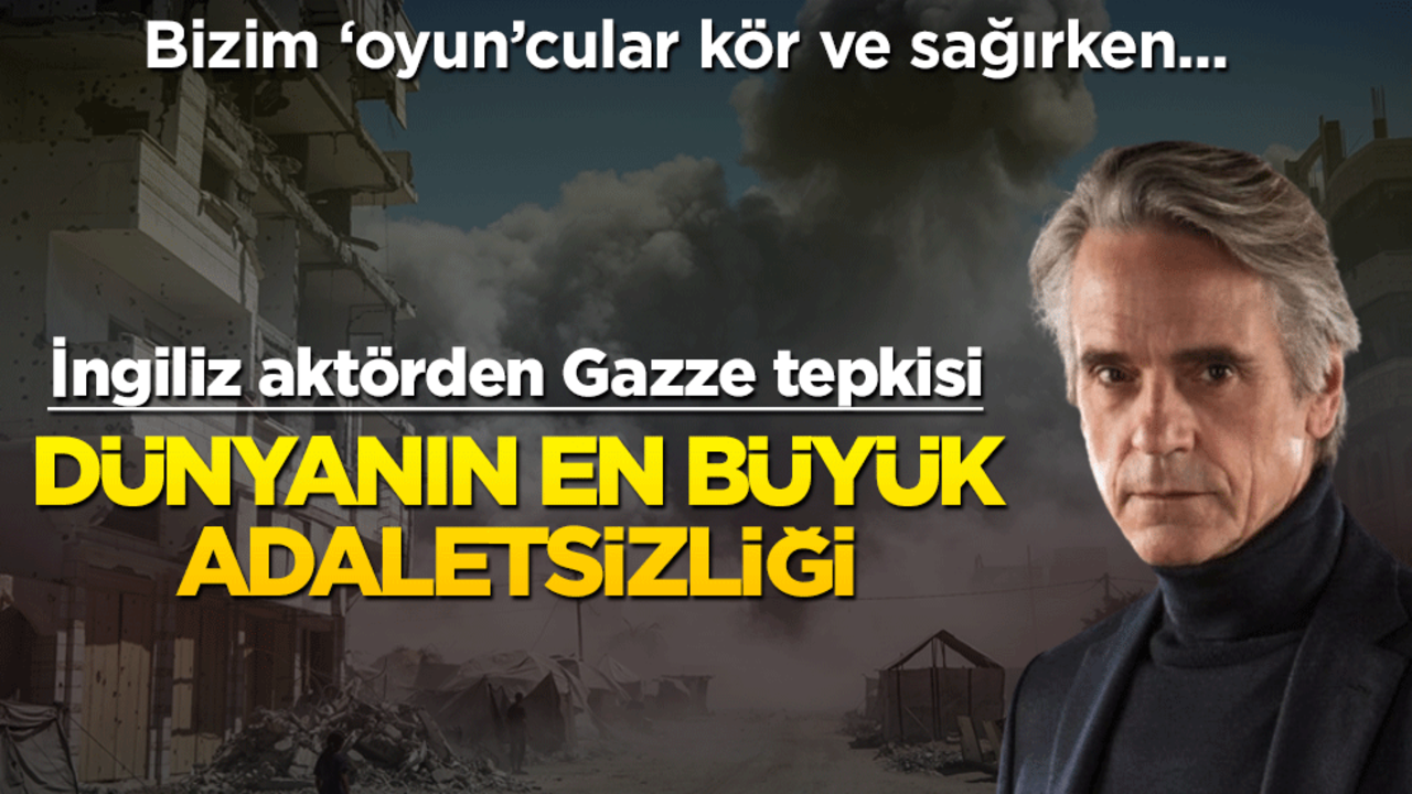 İngiliz aktörden Gazze’de yaşanan soykırıma tepki: Dünyanın en büyük adaletsizliği