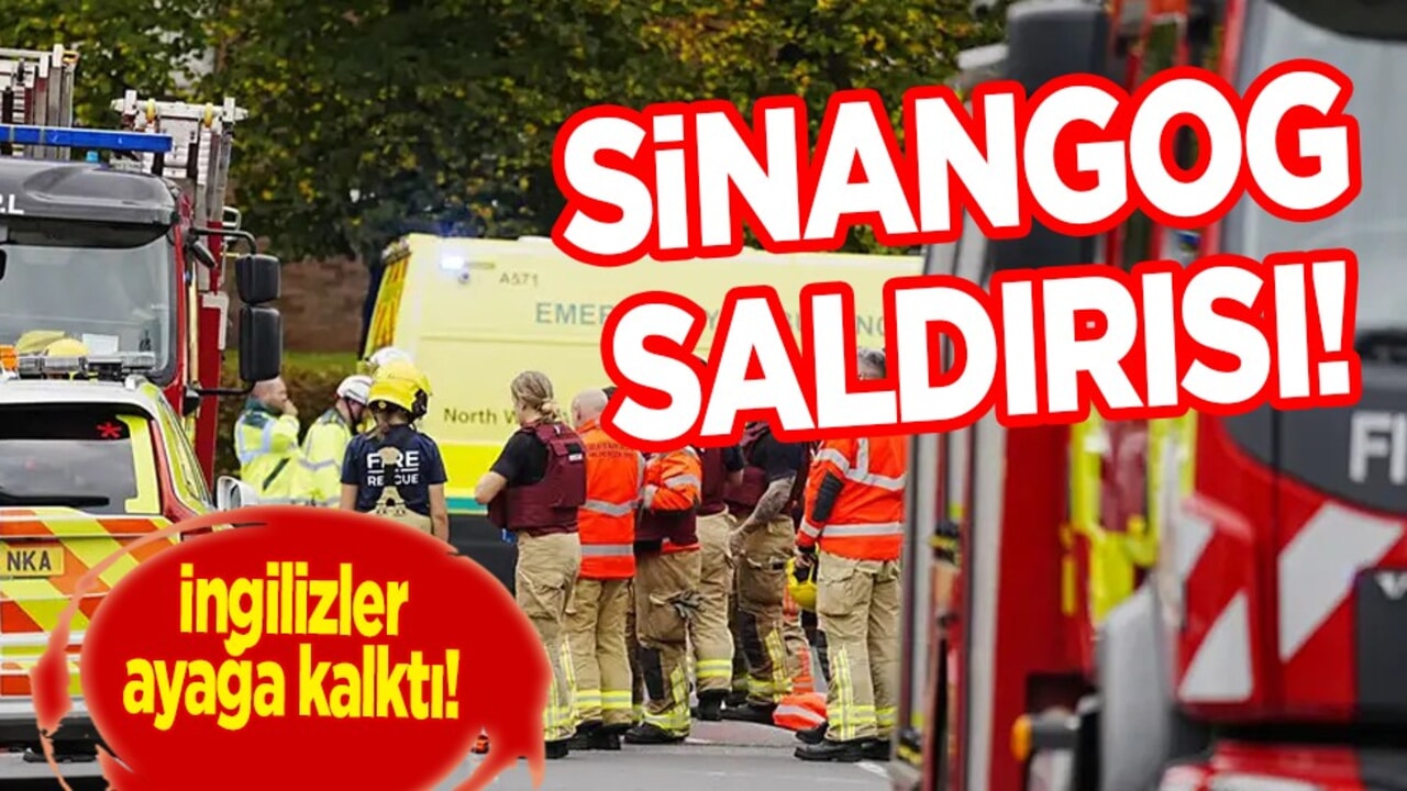 İngilizler duyurdu: 2 grup çarpıştı! Sinangog saldırısında araçlar çarptı, insanlar bıçaklandı! Ülkeden kötü haber