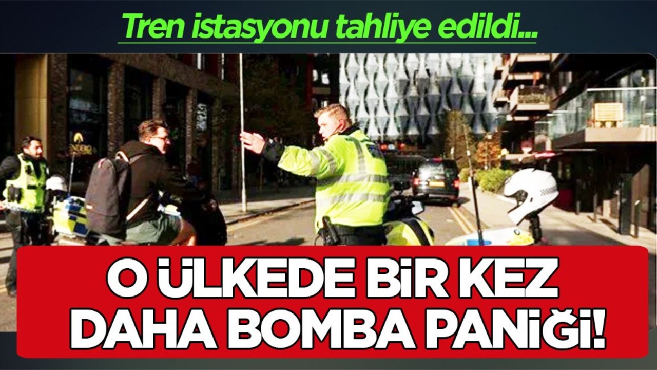 İngiltere'de 24 saatte 3 bomba alarmı: Gündemi sarsılıyor! Tren istasyonu tahliye edildi