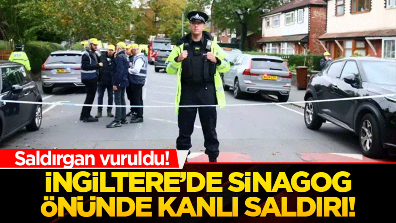 İngiltere’de sinagog önünde kanlı saldırı! 4 yaralı, saldırgan vuruldu