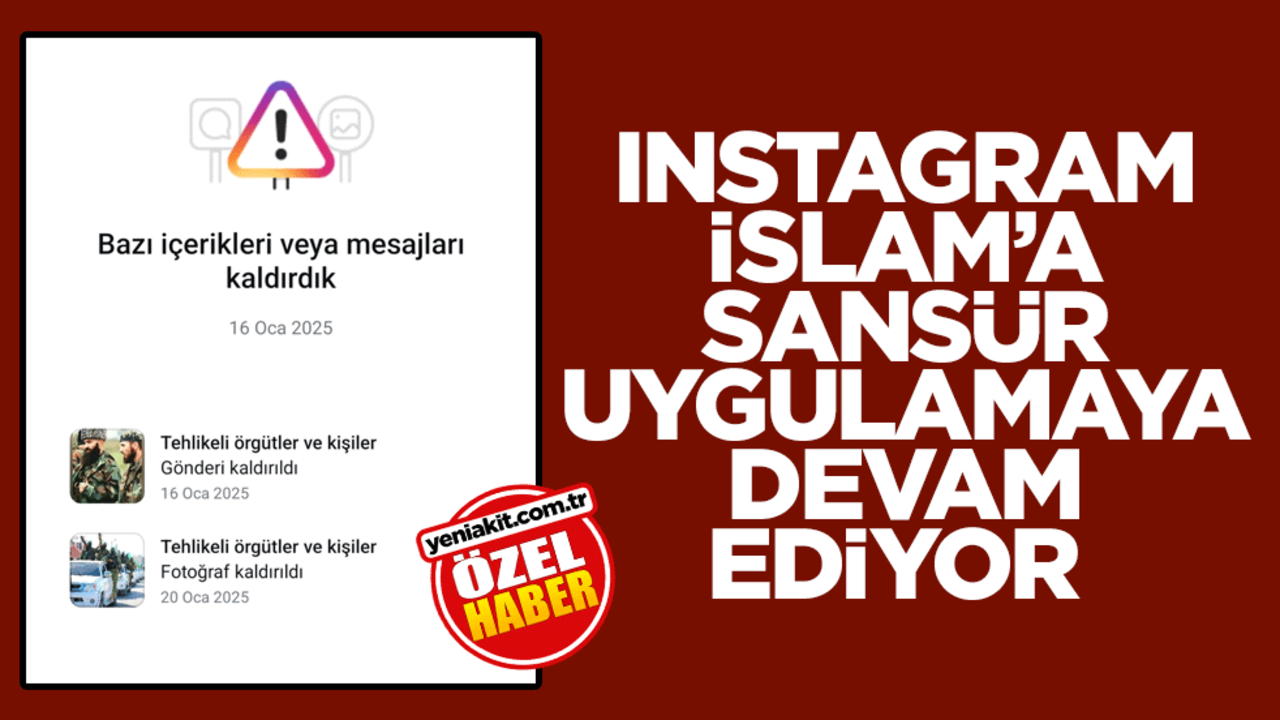 İnstagram İslam’a sansür uygulamaya devam ediyor