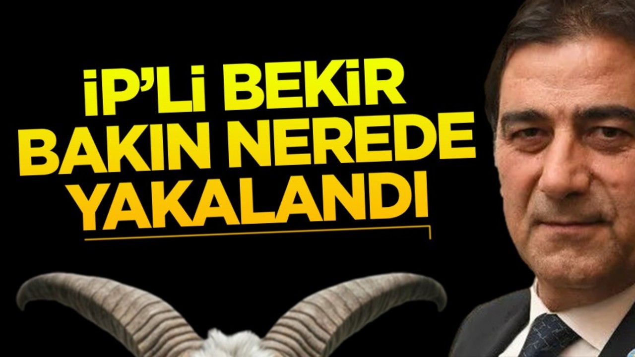 İP'li Bekir bakın nerede yakalandı