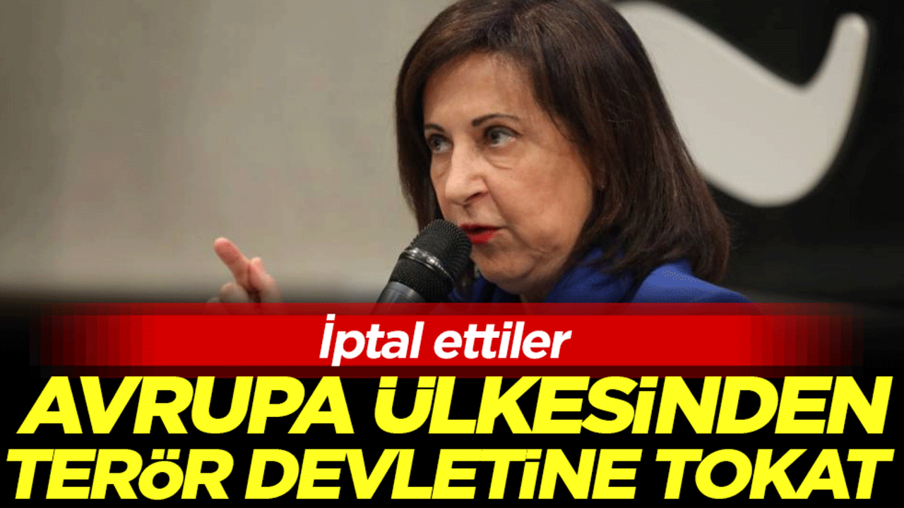 İptal etti: Avrupa ülkesinden terör devletine tokat!