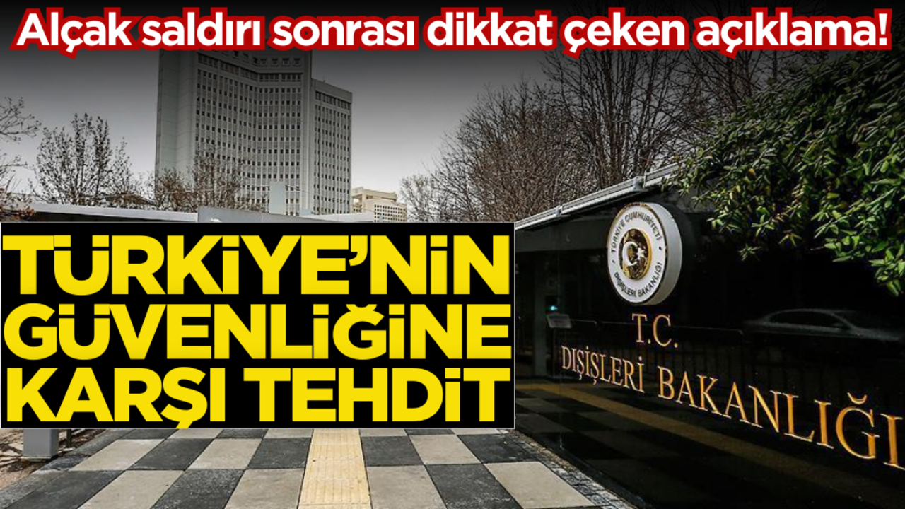 Irak ve PKK açıklaması: Türkiye’nin güvenliğine karşı tehdit!