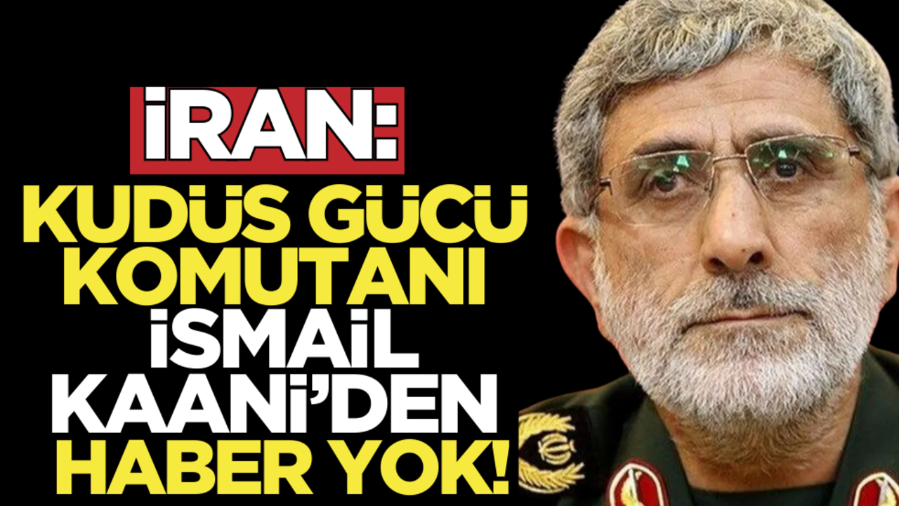 İran duyurdu! Kasım Süleymani'nin halefi İsmail Kaani'den haber alınamıyor
