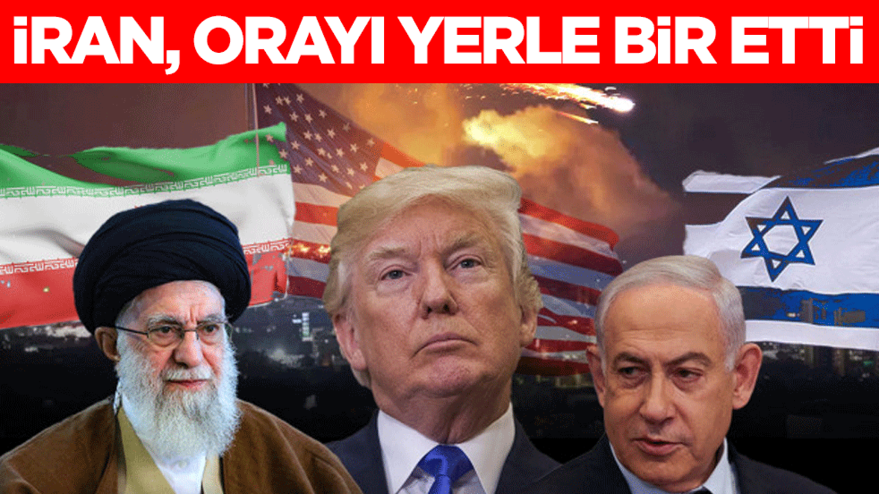 İran, İsrail'in kritik üssünü yerle bir etti