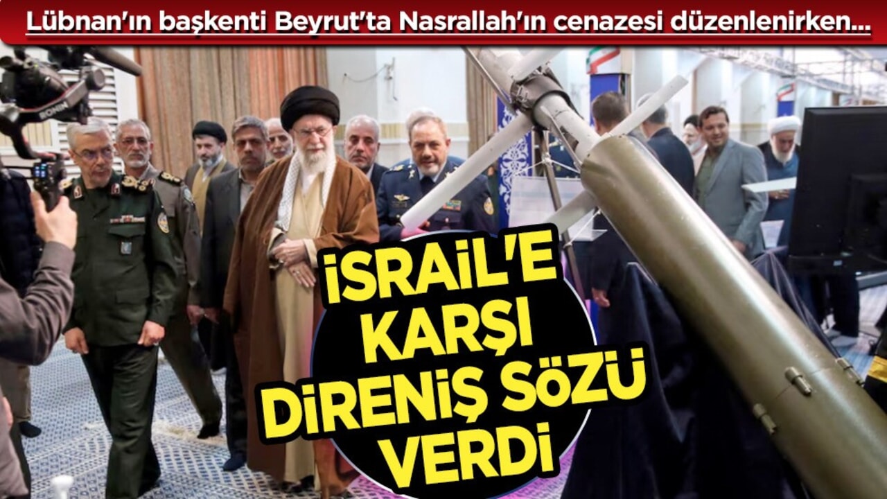 İran lideri, terör devleti İsrail'e karşı direniş sözü Netanyahu'nun uykularını kaçırıyor