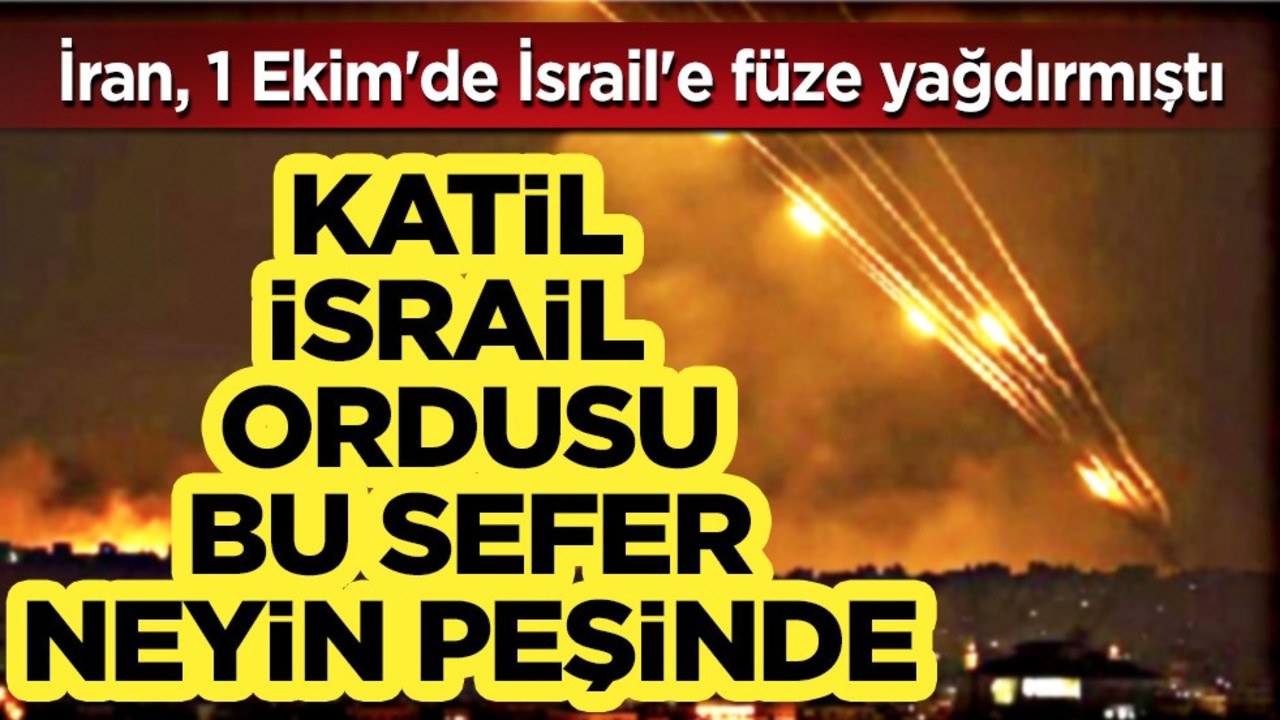 İran balistik füzeyi gönderdi! Füze saldırısı sonrası İsrail ordusu İran'a 'büyük ve şiddetli' bir saldırı için hazırlanıyor