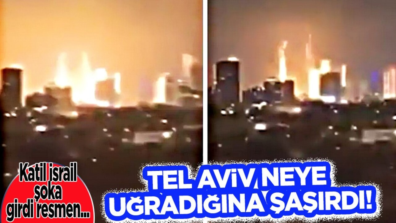 İran'dan fırlatılan füze Tel Aviv'e düştü: Yeni bir füze saldırısı daha! Tel Aviv’de savaş! 