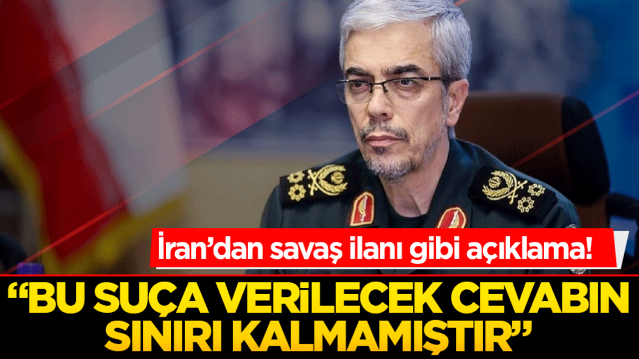 İran’dan savaş ilanı gibi açıklama! "Bu suça verilecek cevabın sınırı kalmamıştır"