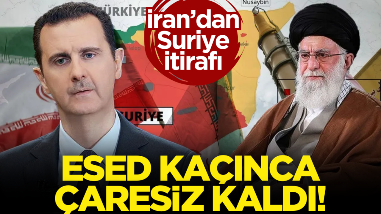İran’dan Suriye itirafı! Esed kaçınca, çaresiz kaldı