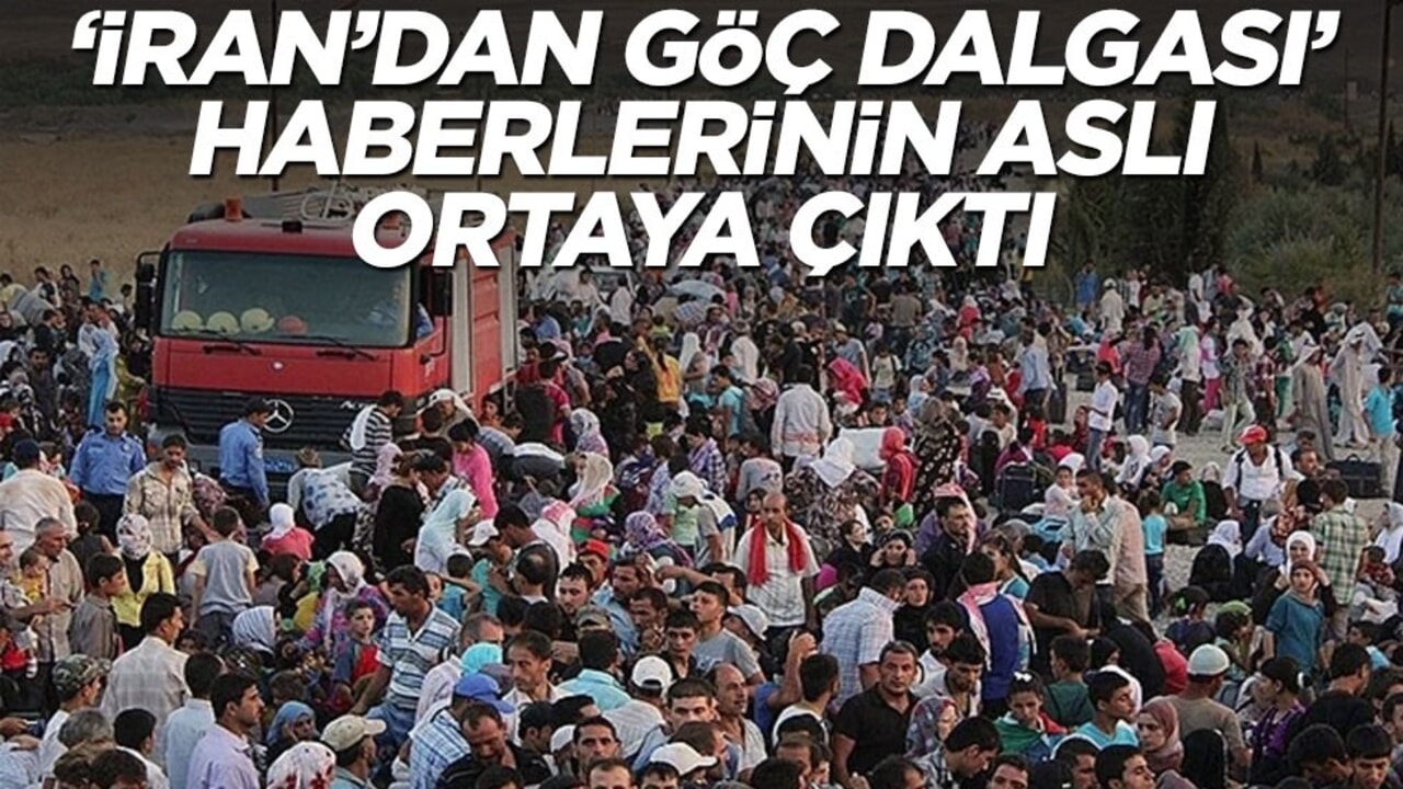 "İran'dan Türkiye'ye göç dalgası" iftirası ellerinde patladı