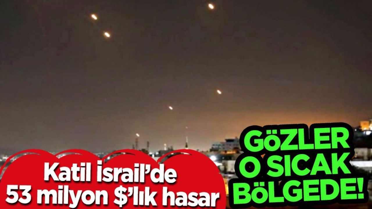 İran’ın füze saldırısı sonrası soykırımcı, katil İsrail’de 53 milyon dolarlık hasar! Yayınlandı: Maliyeti iddia edildi
