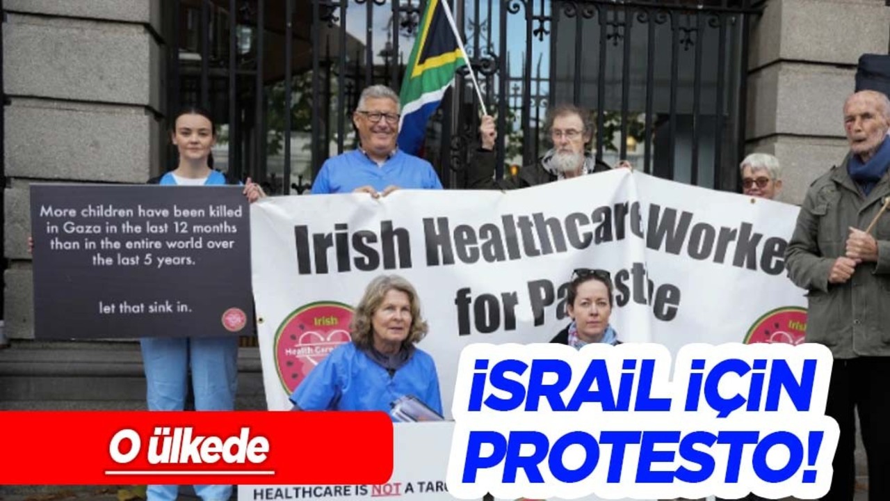 İrlanda'da Terör devleti İsrail'in ürünleri için protesto! Halk sokaklara indi! O sonuç: binlerce kişiden onay çıktı!