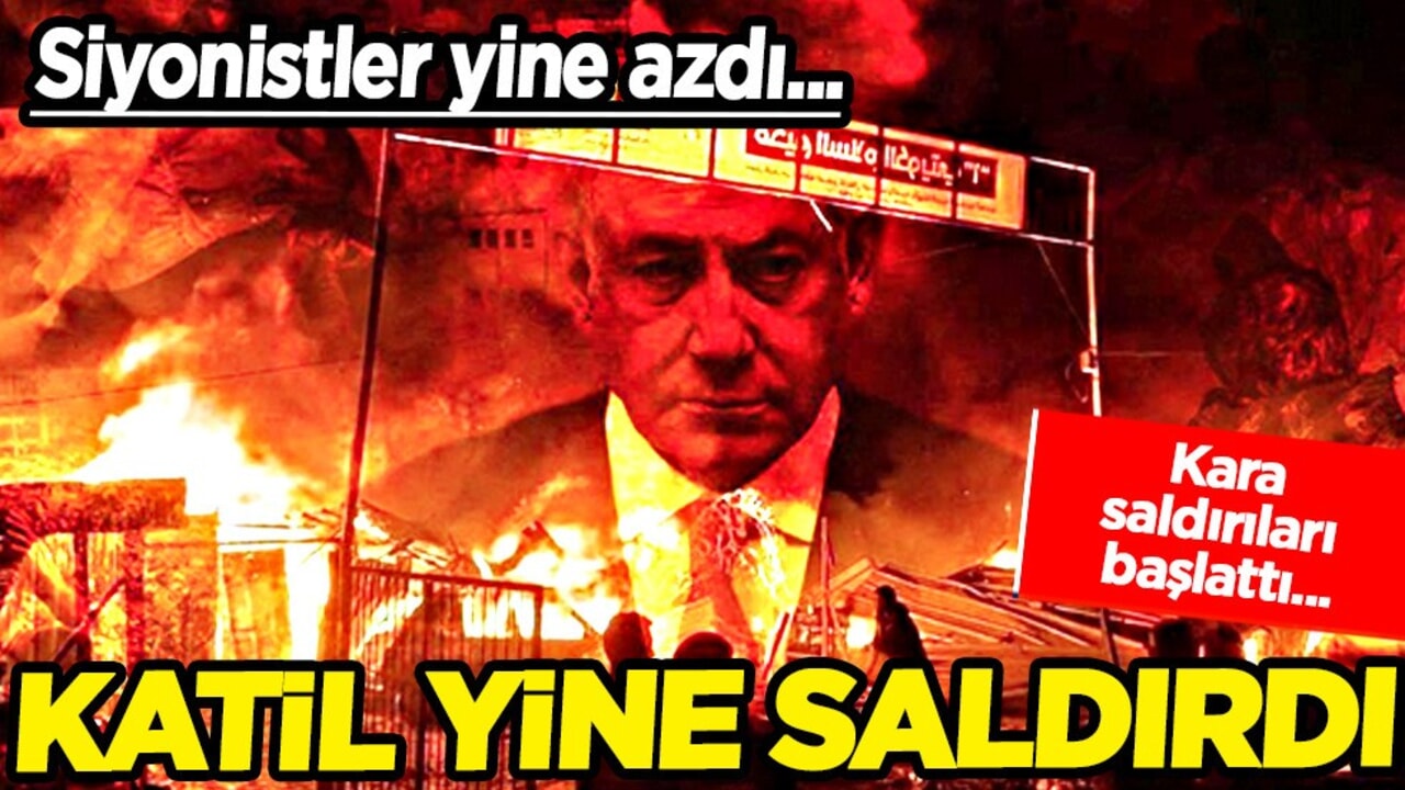 İşgal ordusu Katil İsrail Gazze'ye kara saldırıları başlattı: Bayram öncesi katliam peşinde