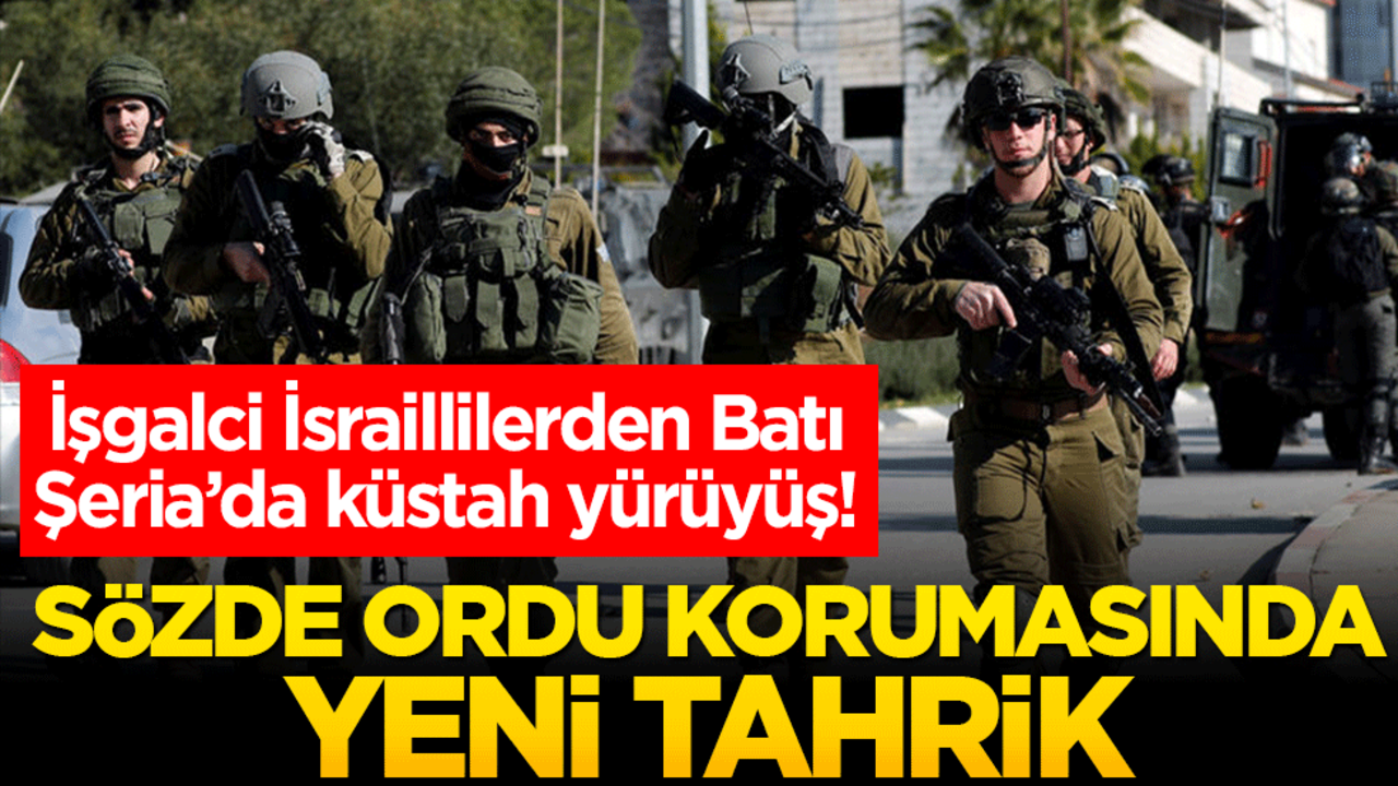 İşgalci İsraillilerden Batı Şeria’da küstah yürüyüş! Ordu korumasında yeni tahrik