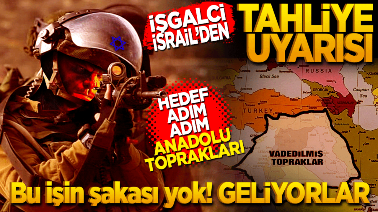 İşgalcilerden Lübnan'da 3 bölge için tahliye uyarısı! Hedef adım adım Anadolu toprakları