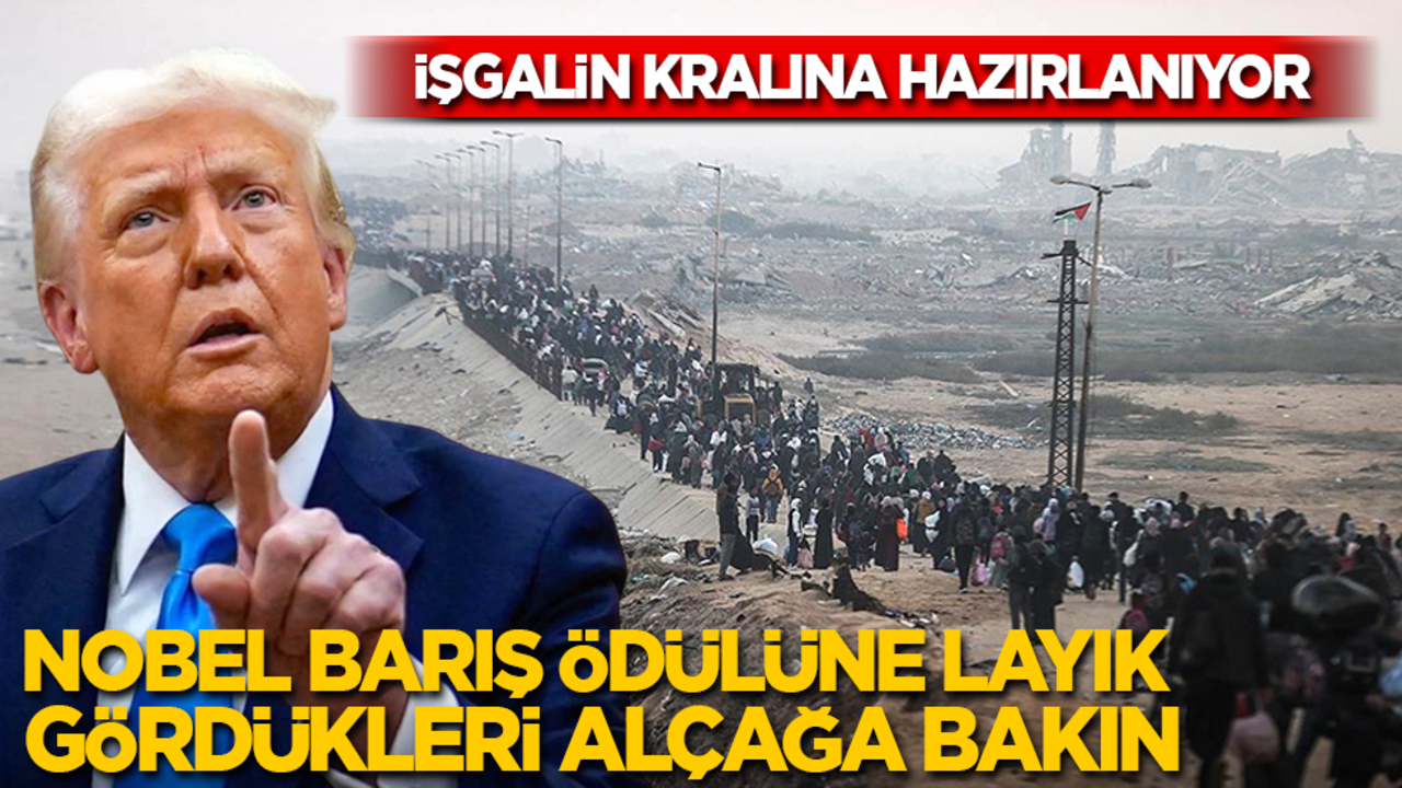 İşgalin kralına imza atıyor: Nobel Barış ödülüne layık gördükleri alçağa bakın!