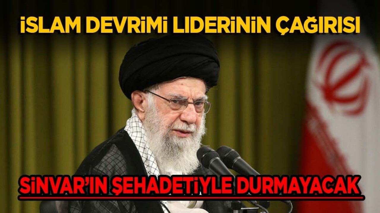 İslam Devrimi Lideri: Müslüman ve cesur gençlerine hitaben çıkışı! Yahya Sinvar’ın şehadetiyle durmayacak