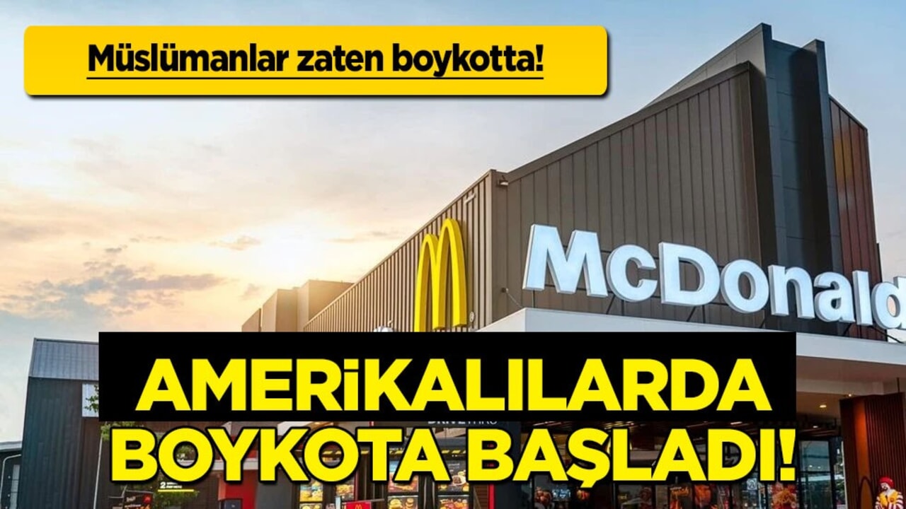 İslam düşmanı, İsrail'in iş birlikçisi McDonald’s'ı Amerika boykot etti! İlgili paylaşım: Geri adımına tepki!
