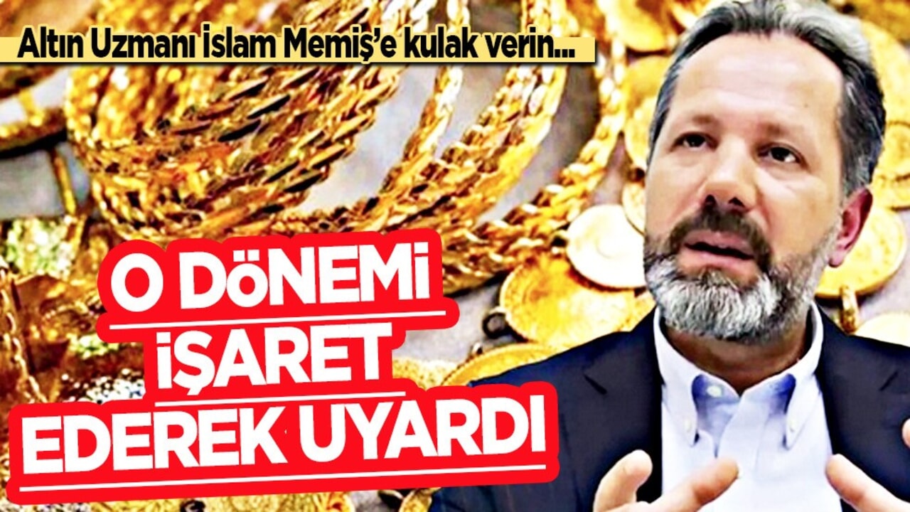 İslam Memiş tarih verdi: Gram altın rekor fiyata ulaştı! Dolar ve altınla ilgili açıklaması