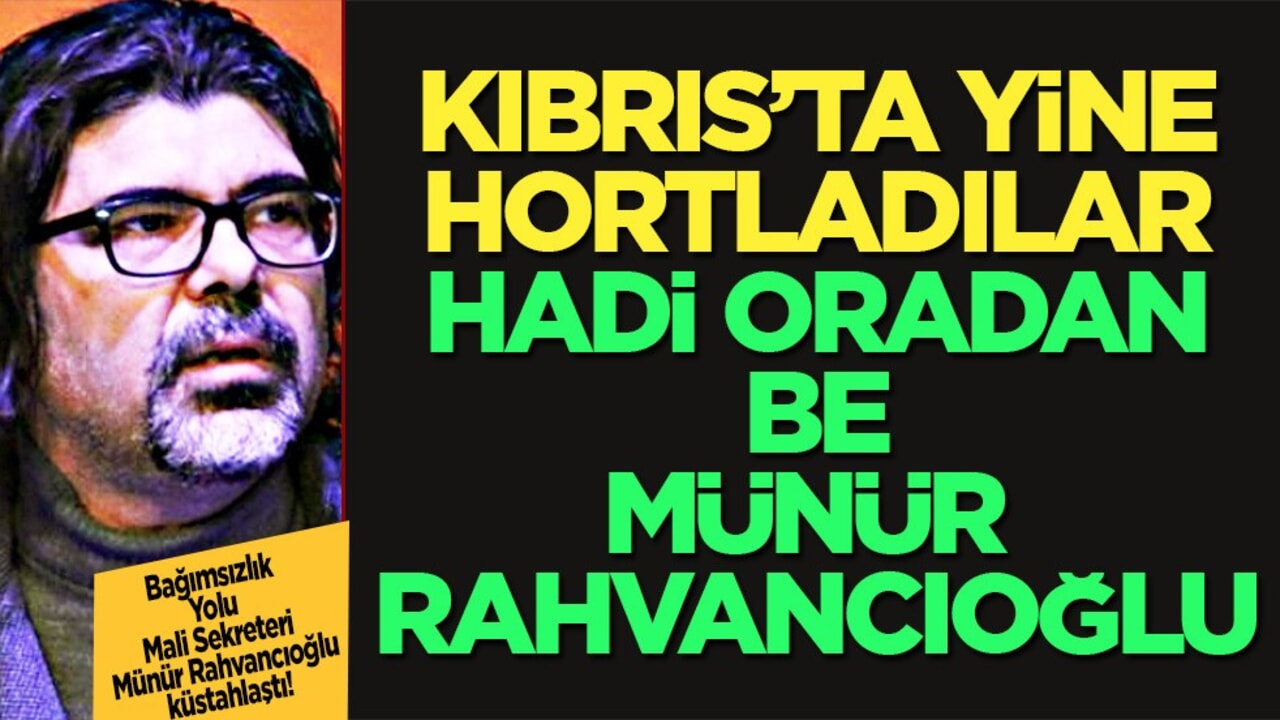 İslam projesine karşı direnişten vazgeçmeyeceğiz diyerek KKTC'de hortladılar!