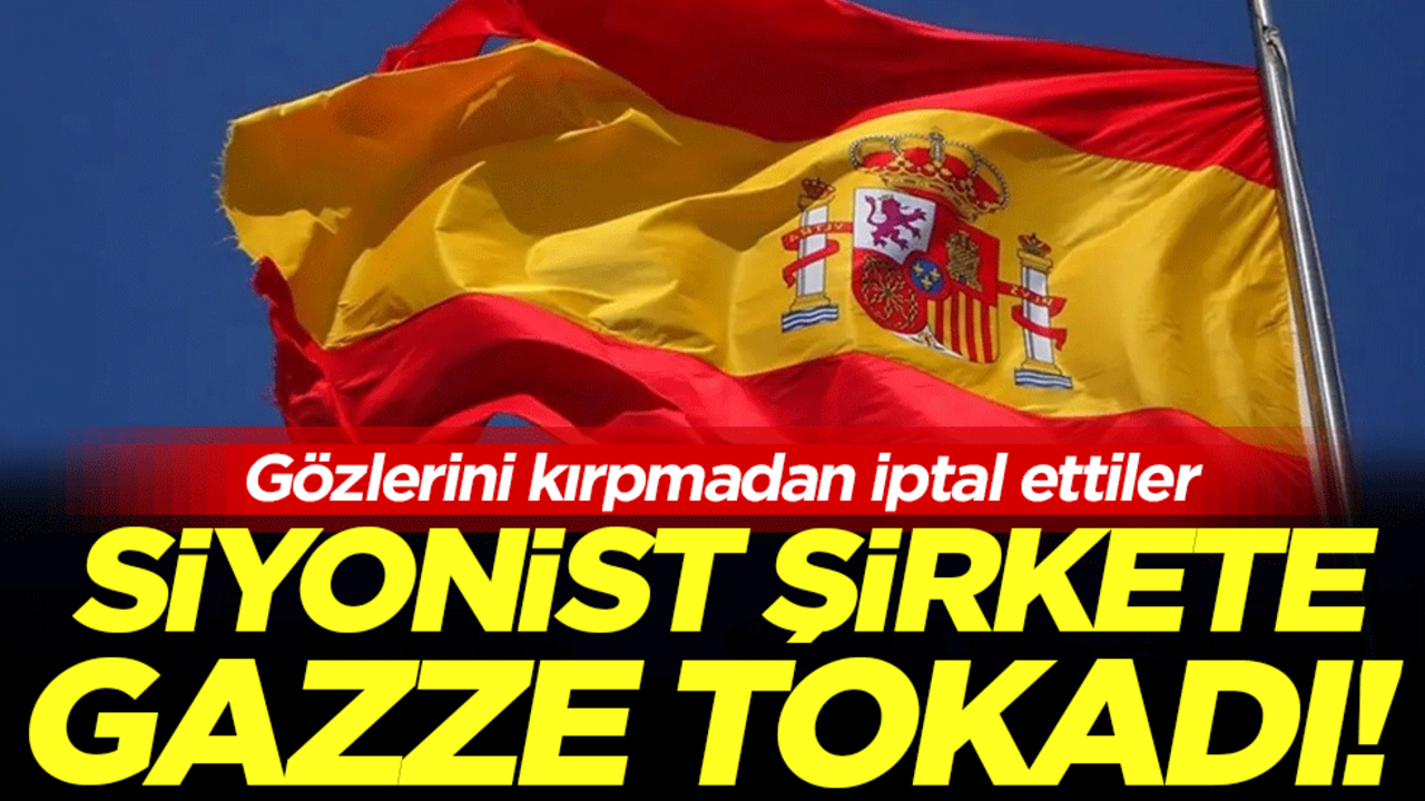 Gözlerini kırpmadan iptal ettiler: Siyonist şirkete Gazze tokadı!