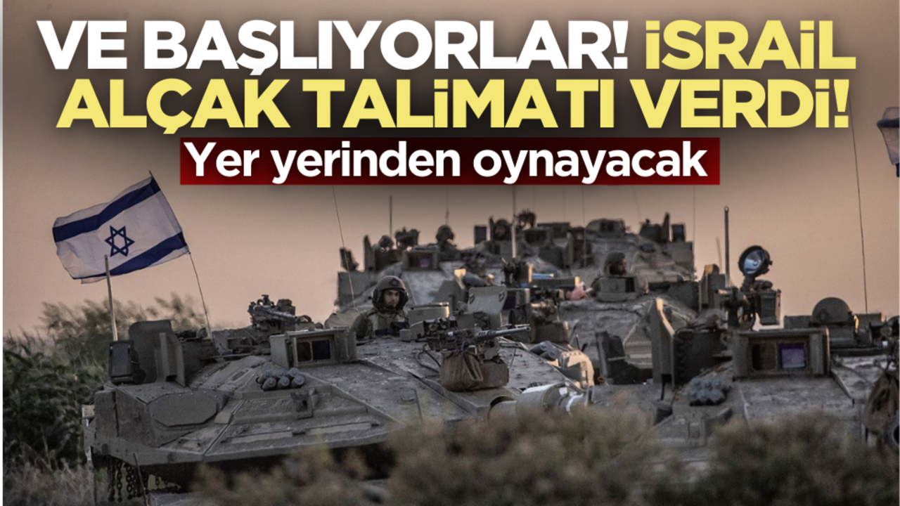 İsrail alçak talimatı verdi! Yer yerinden oynayacak