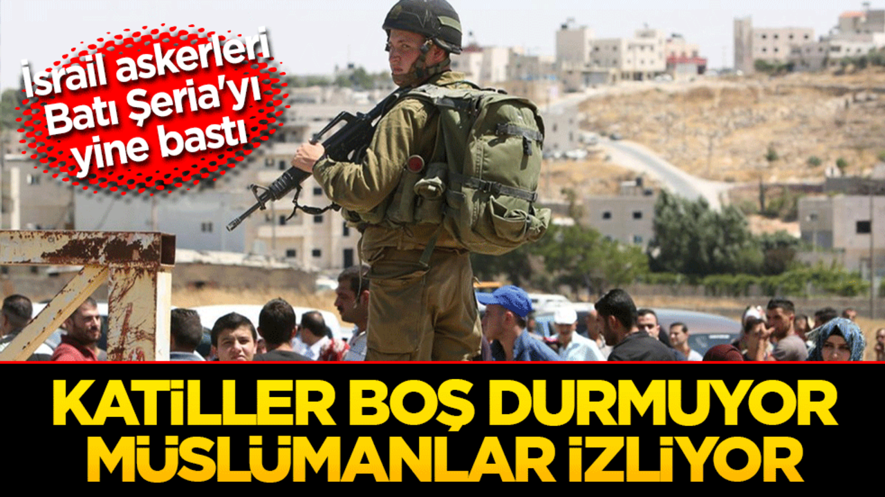 İsrail askerleri Batı Şeria'yı yine bastı: 6 Filistinli gözaltına alındı