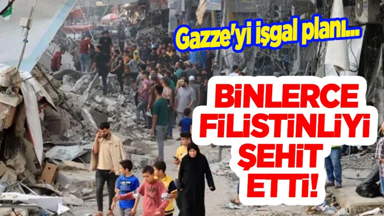 İsrail, Gazze'yi işgal planını başlattı: Filistinli şehit oldu! Planın ilk aşamasına geçildi