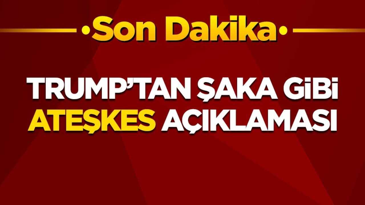 İsrail - İran savaşı: Trump'tan şaka gibi "ateşkes" açıklaması