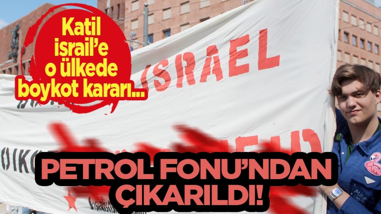  İsrail kararı! Norveç kan emici İsrail'e boykot kararı aldı, ilan etti! Harekete geçti