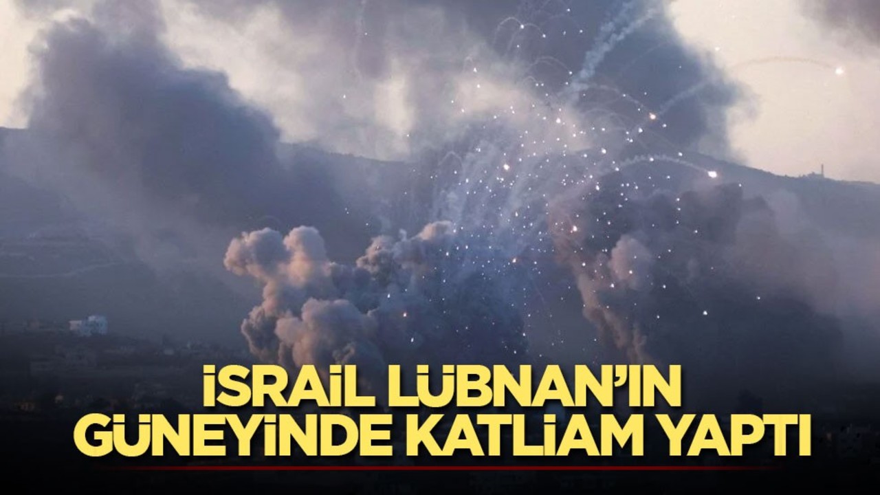 İsrail Lübnan’ın güneyinde katliam yaptı